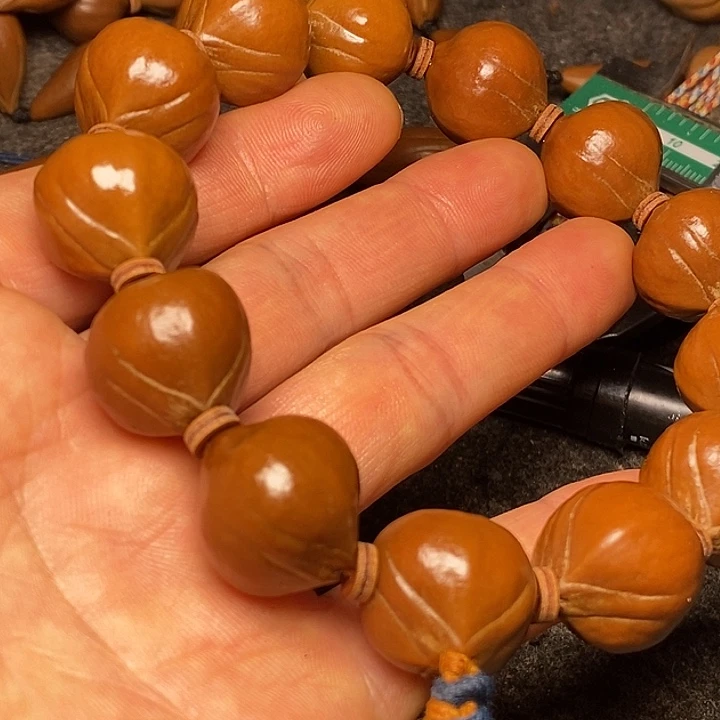 橄榄核手串1.9尺寸46号