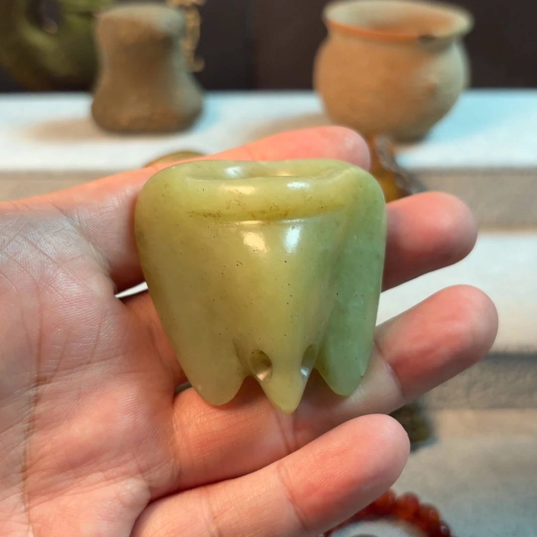 盘***盘未镶嵌和田玉挂件