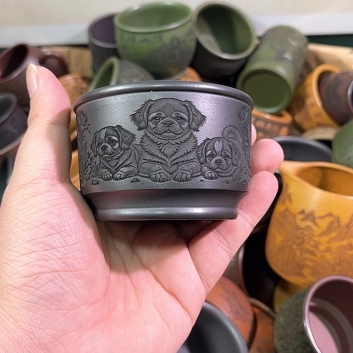 茶杯紫砂全手工紫砂主人杯