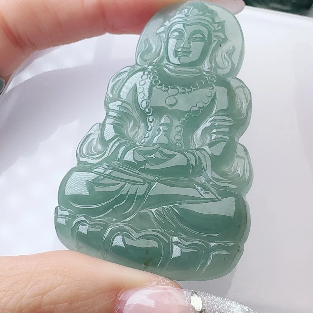 翡翠未镶嵌颈饰11
