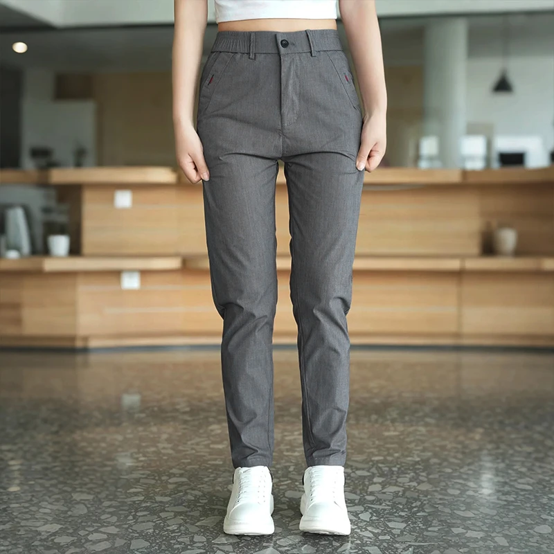 【厚薄可选】新品时尚简约直简男士休闲裤修身潮流百搭潮流长裤子