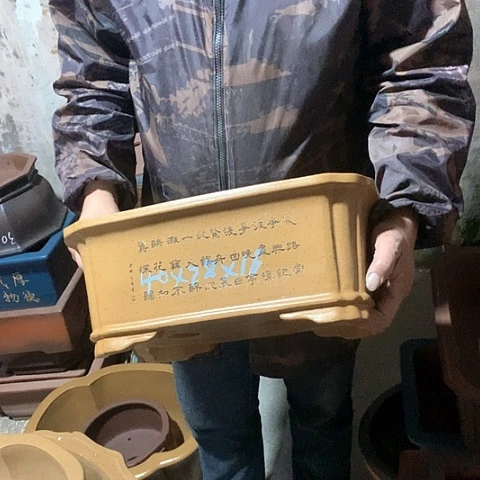 花盆紫砂手工艺品