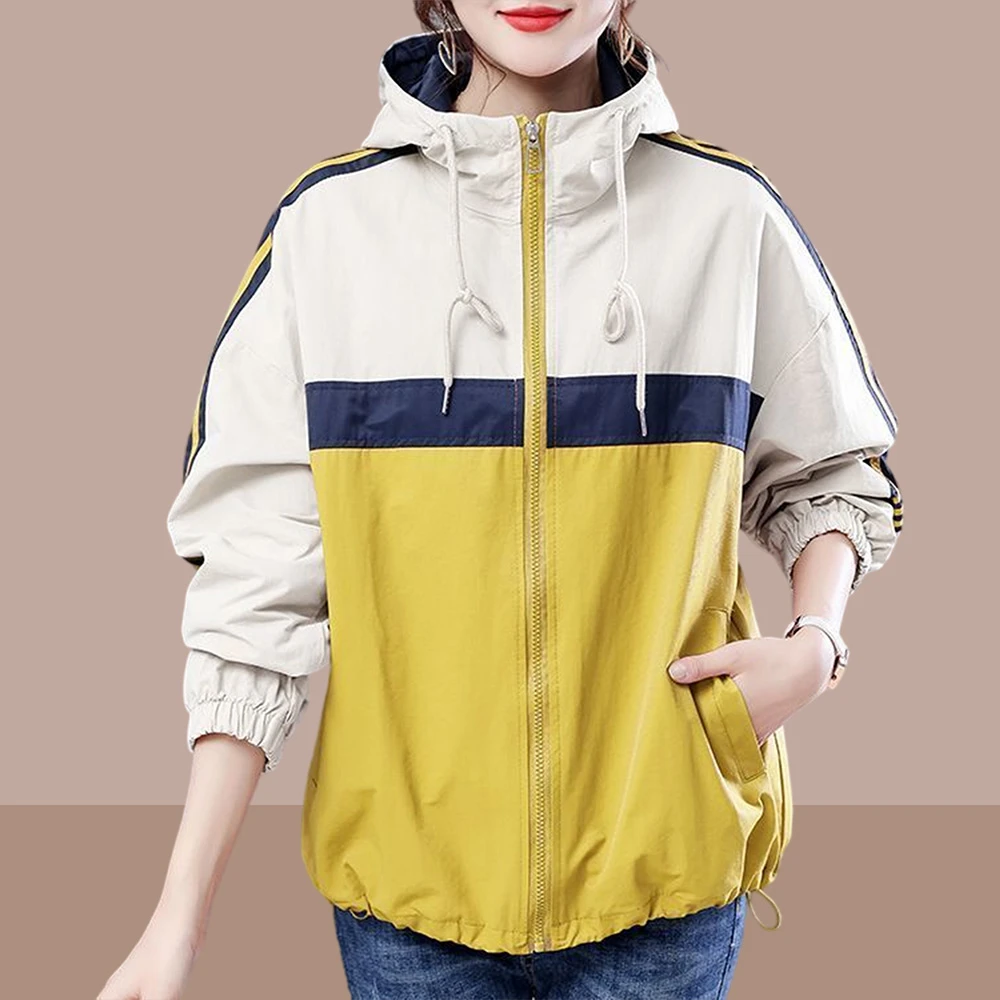 女士气轻薄质防晒上衣爆款2025夏季新款时尚百搭老钱风冲锋衣夹克
