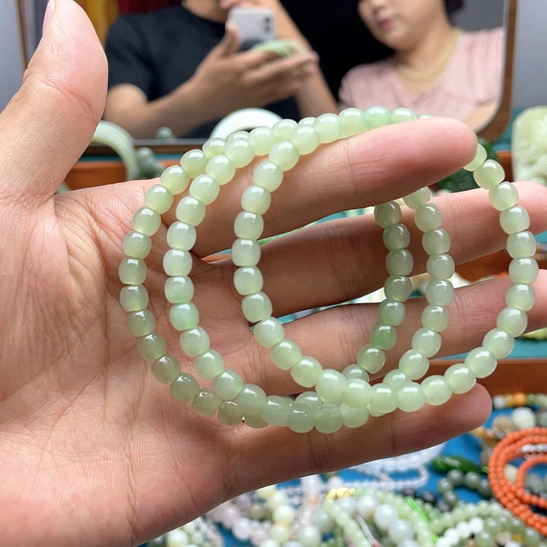 手链未镶嵌和田玉多样性发其一