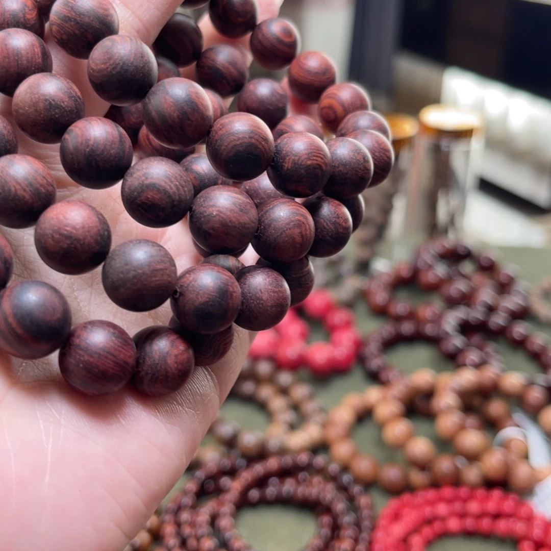 降真香手串/手链1.2粗抛黑油745