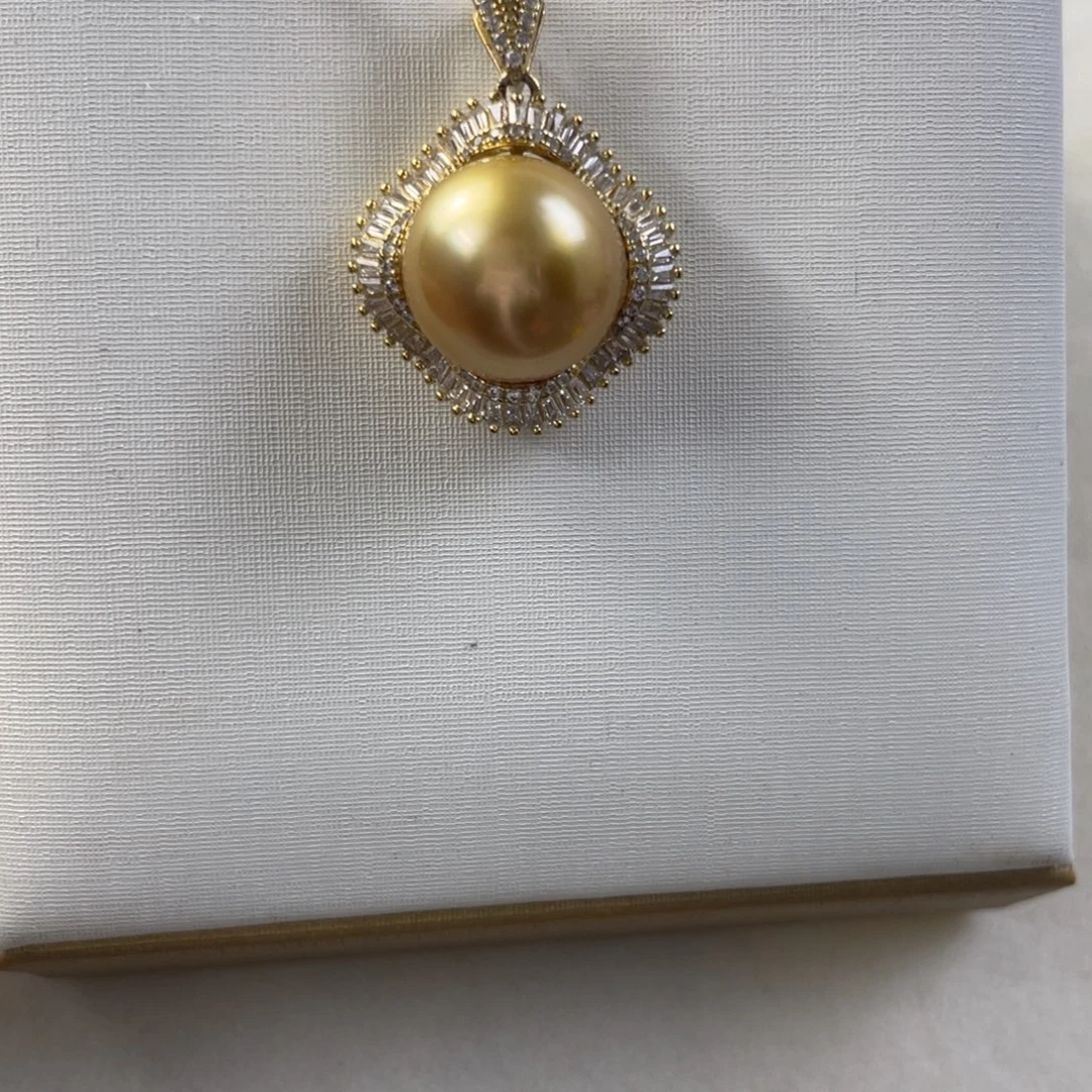 颈饰海水珍珠银S925镶嵌