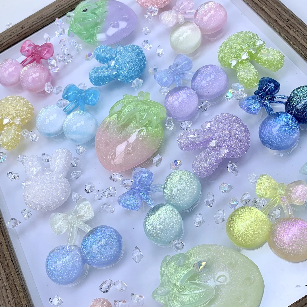 【缤纷乐园】兔子+樱桃+草莓系列配件夜光萤火配饰