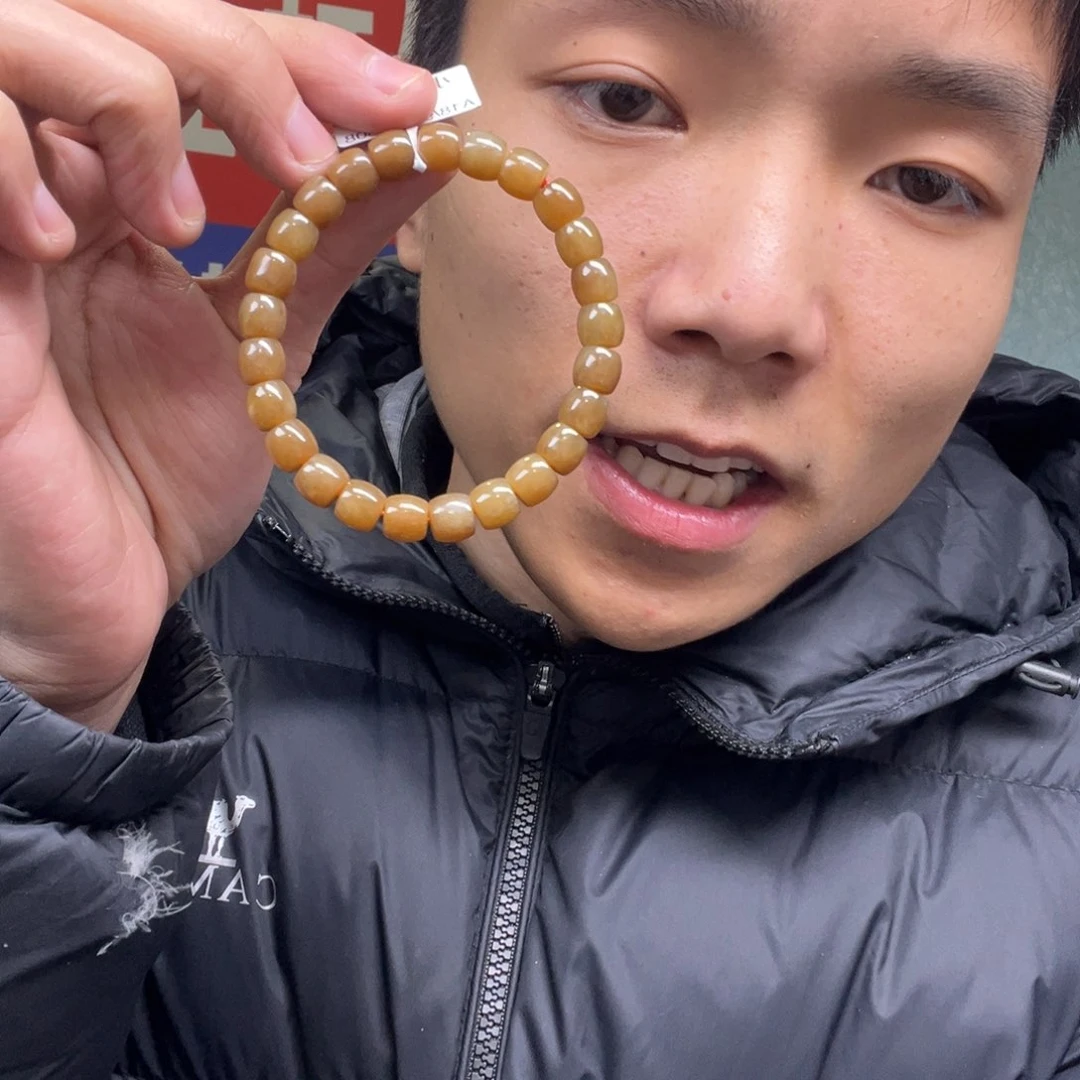 和田玉手链未镶嵌多样性新疆满糖彩卡8