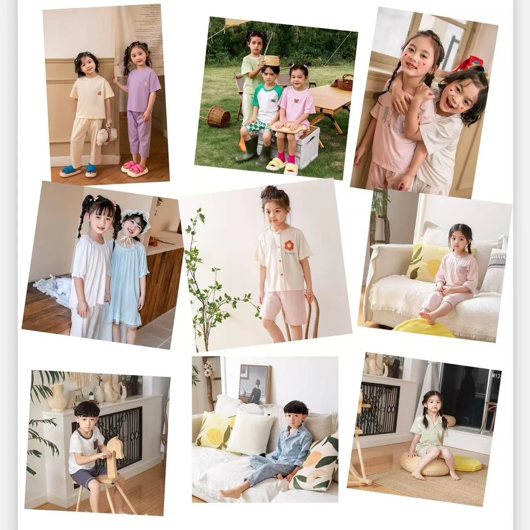 787---999新粉体验品牌宝宝四季家居套男宝女宝