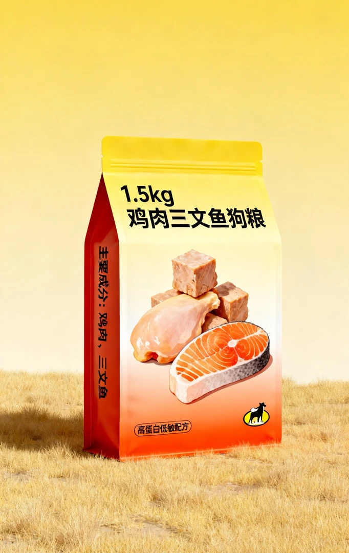 867鸡肉三文鱼全价狗粮1.5kg