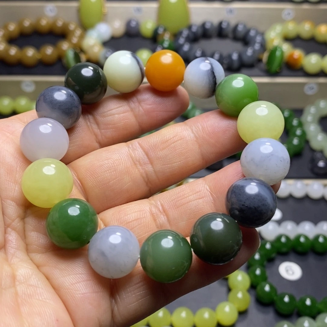 和田玉手串未镶嵌