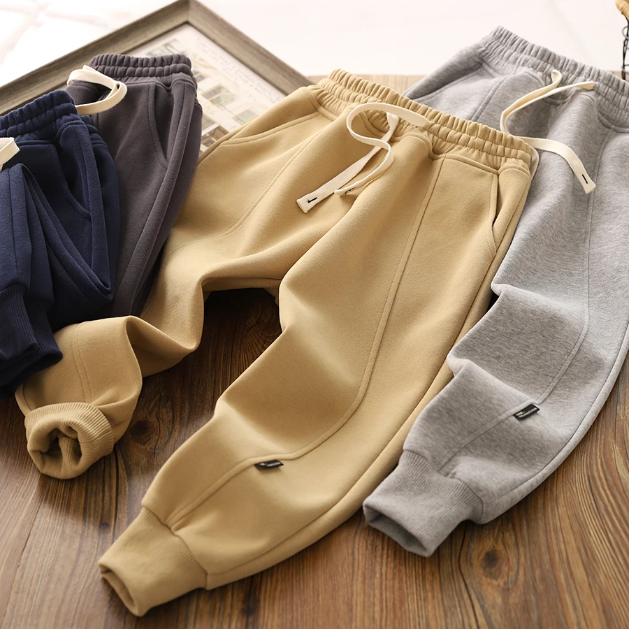 男童运动裤2025春秋新款儿童拼接帅气休闲裤中大童装薄款长裤宽松