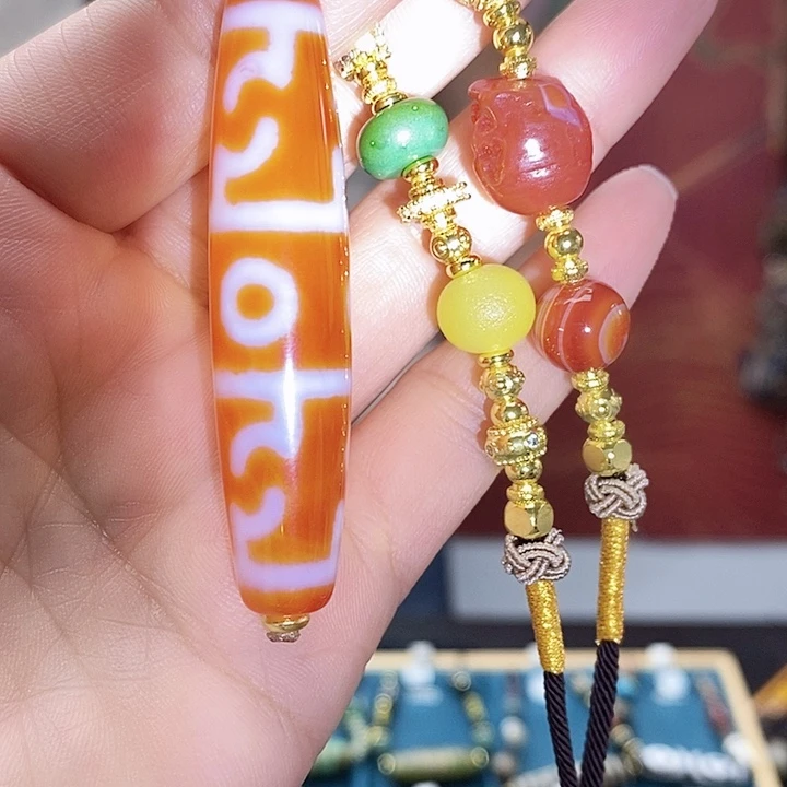 玛瑙/玉髓颈饰合金