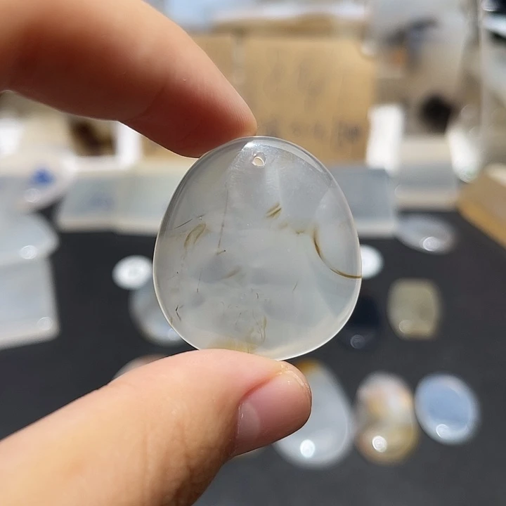 未镶嵌发饰玛瑙/玉髓