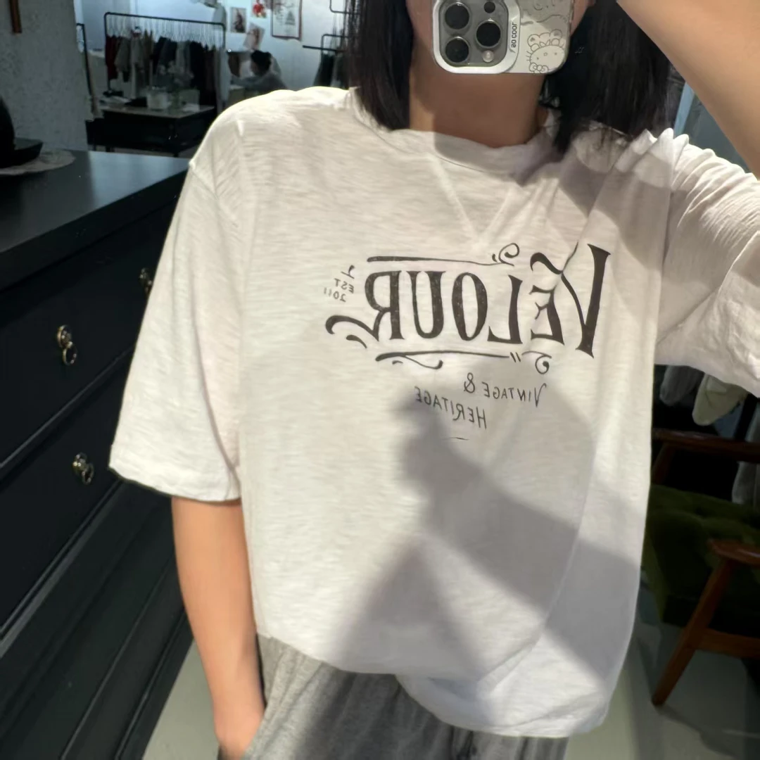 前字母半袖（不支持退货）