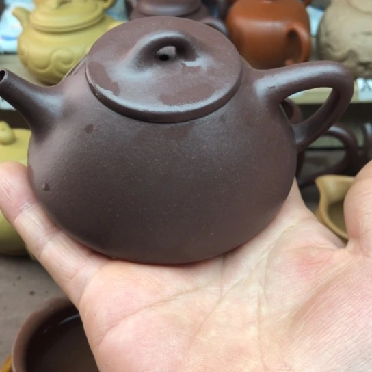 茶壶紫砂紫泥子冶170豪升左右