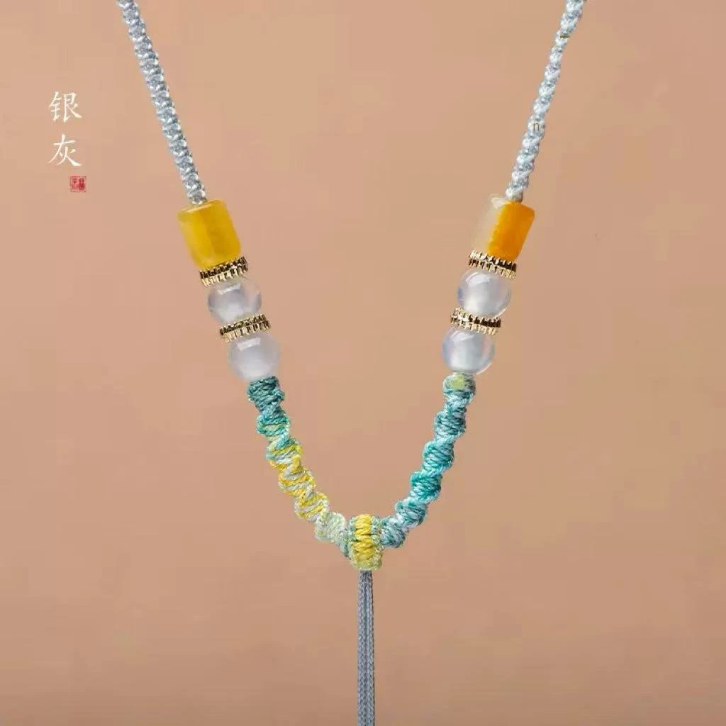 佛公吊坠绳子新鲜出炉绳珠珠百搭时尚休闲