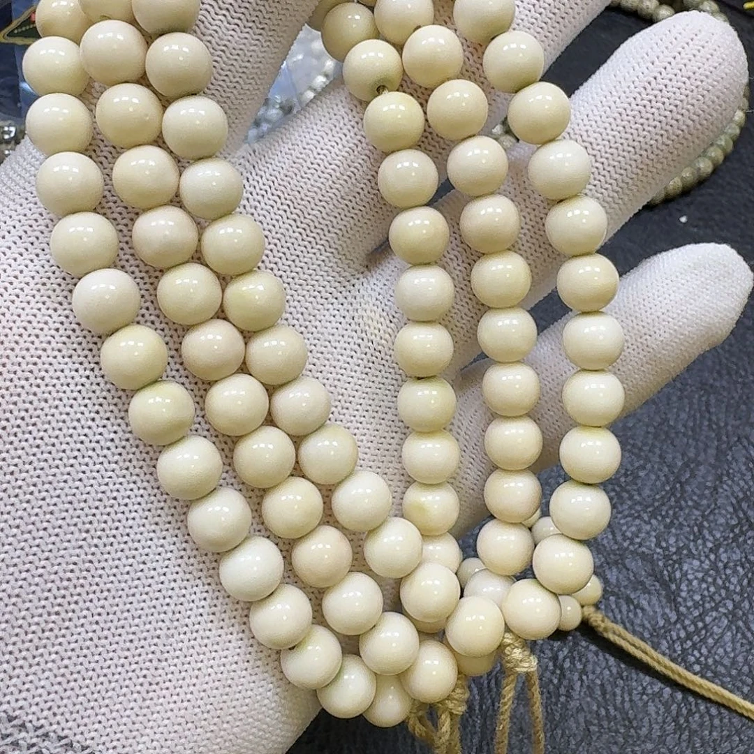 途***。手串菩提根/象牙果9mm龙脊菩提圆珠手持三条