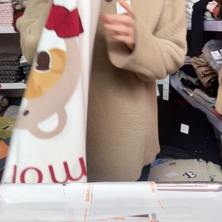 小猫摇粒绒薄款定位一个