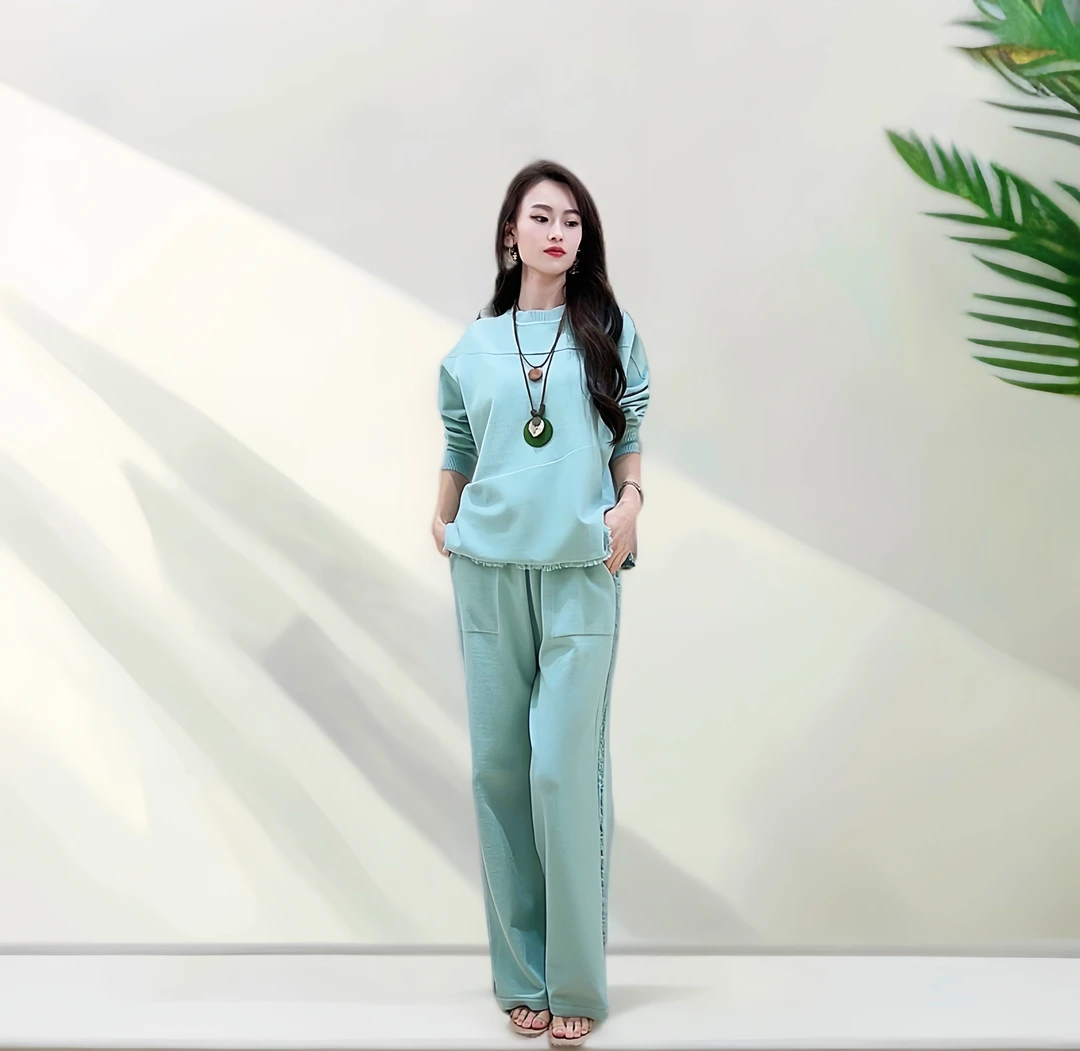 687秋冬气质时尚简约减龄套装【UM】