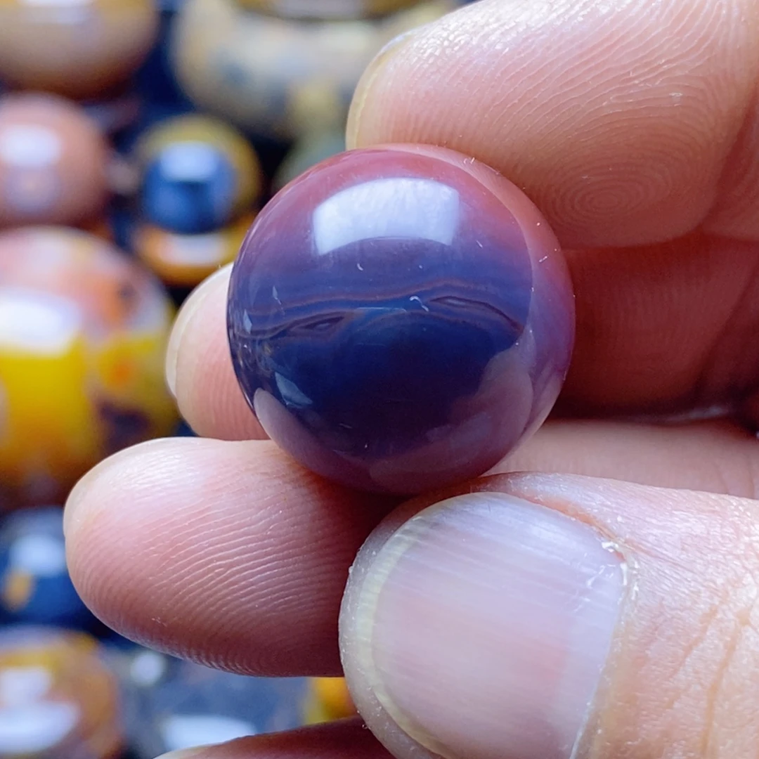 众***一玛瑙/玉髓未镶嵌球