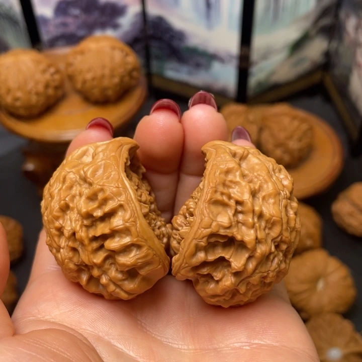 把件文玩核桃45全品聚宝盆