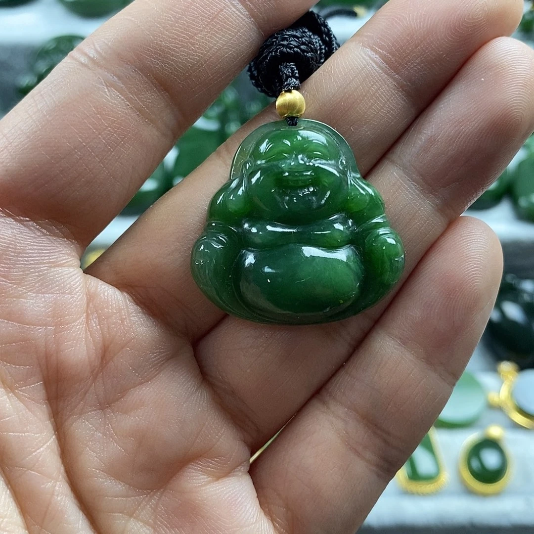 和田玉（碧玉）未镶嵌颈饰