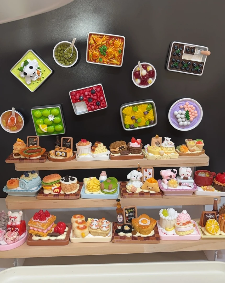 【自选款】创意diy定制仿真食玩树脂磁吸摆件可爱ins风礼物