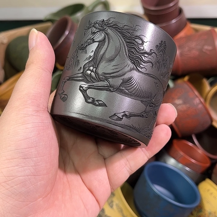 茶杯紫砂全手工紫砂主人杯