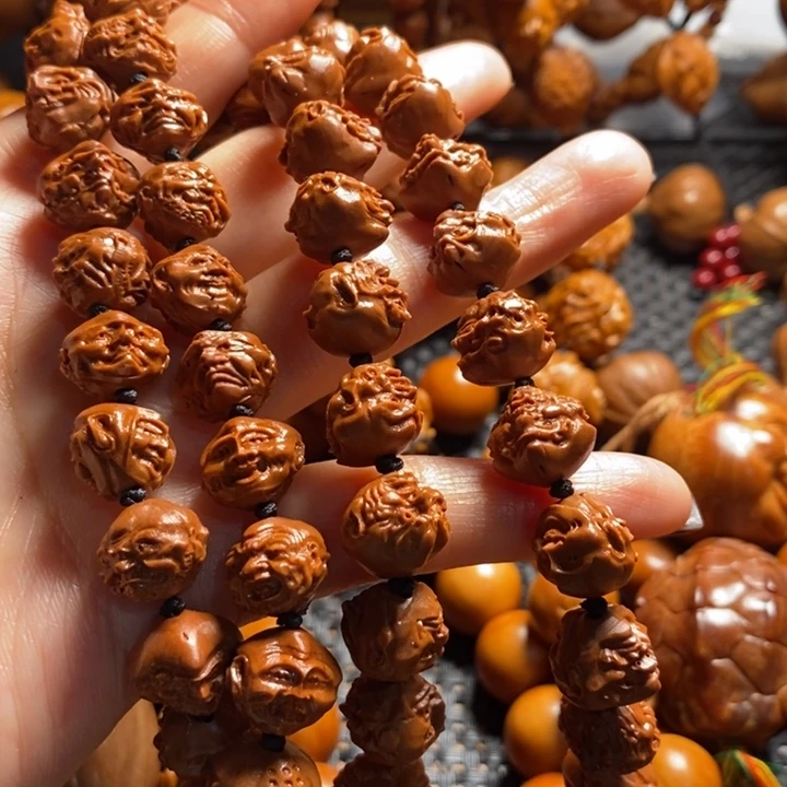 吊坠橄榄核农***城桃双108罗汉