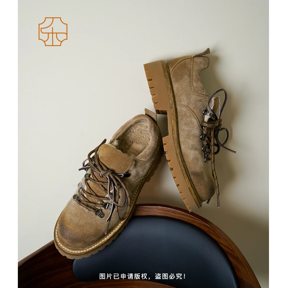 【VE·UNIQUE】英伦风绒面厚底休闲鞋2832-655