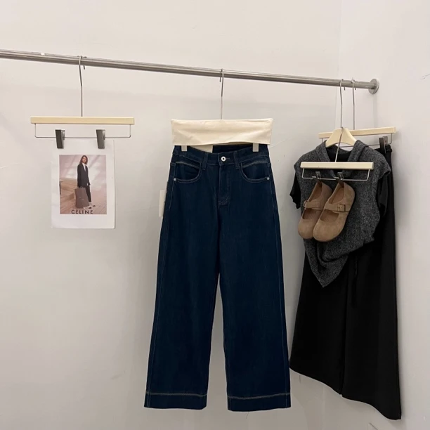 slx@ 2583-16 牛仔直筒裤