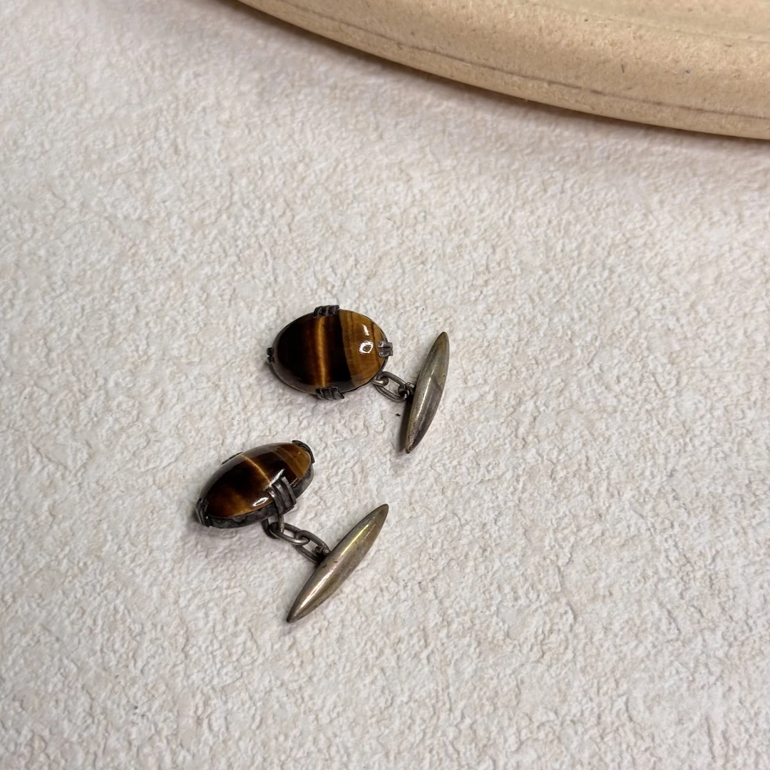 【六六中古】孤品造型感袖扣al336