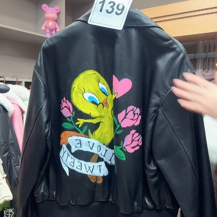 真皮皮衣女装皮衣