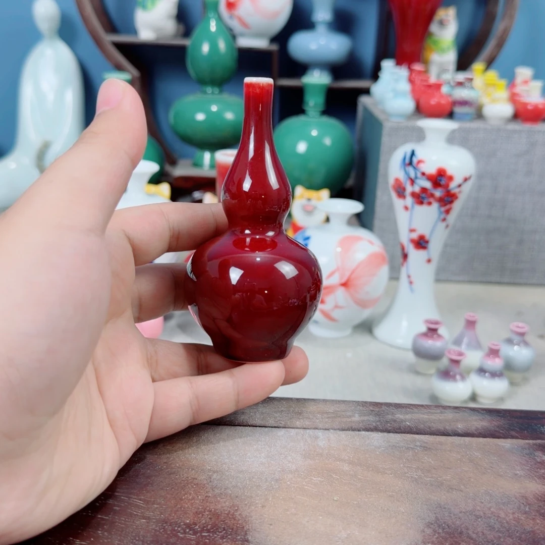 陶瓷手工小花器摆件