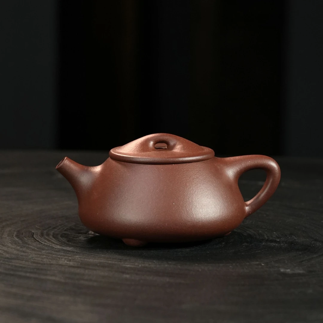 景舟石瓢 底槽青 约220cc 家用茶具茶器 高端手工紫砂壶