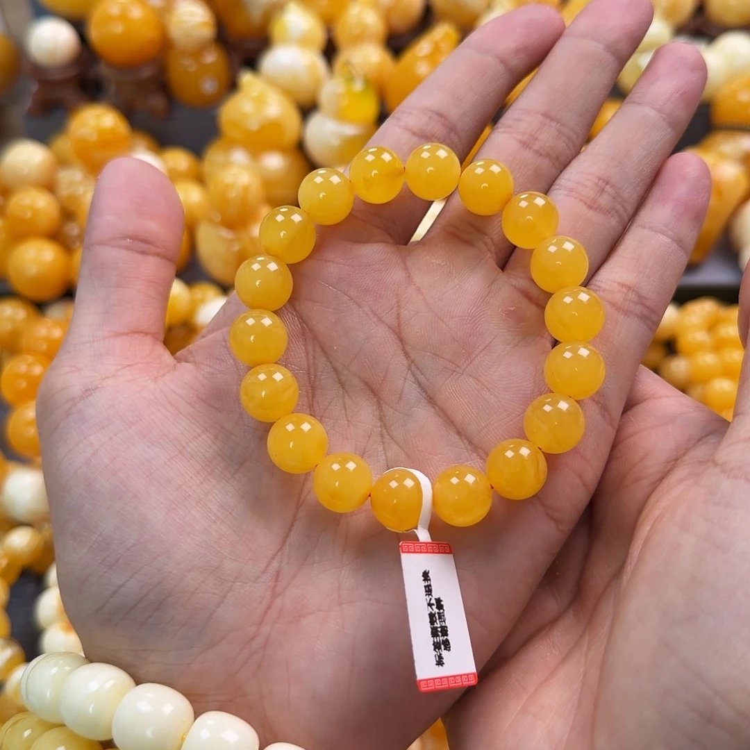 琥珀未镶嵌珠宝奇石11mm同料