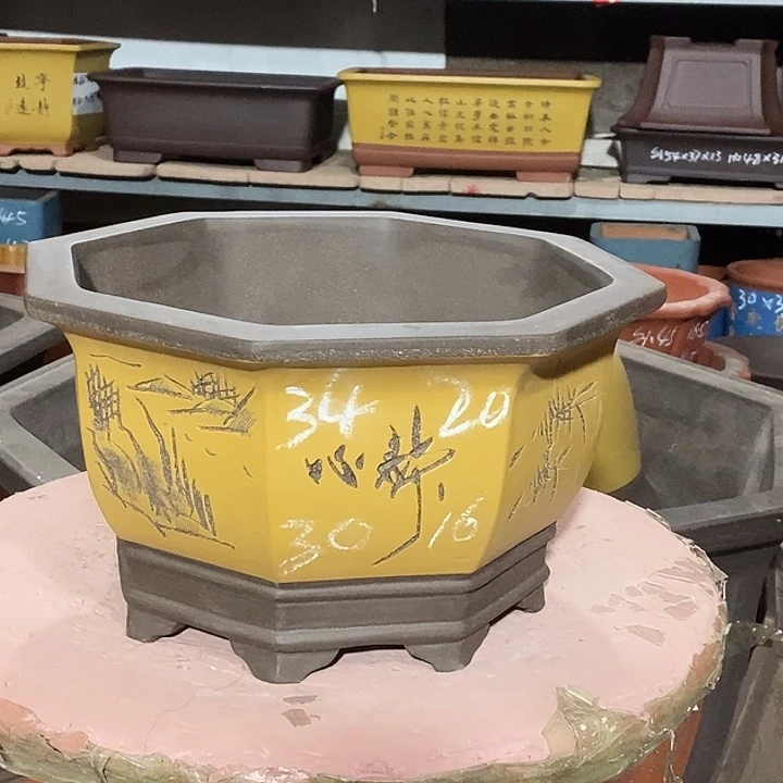 宜兴紫砂花盆花盆