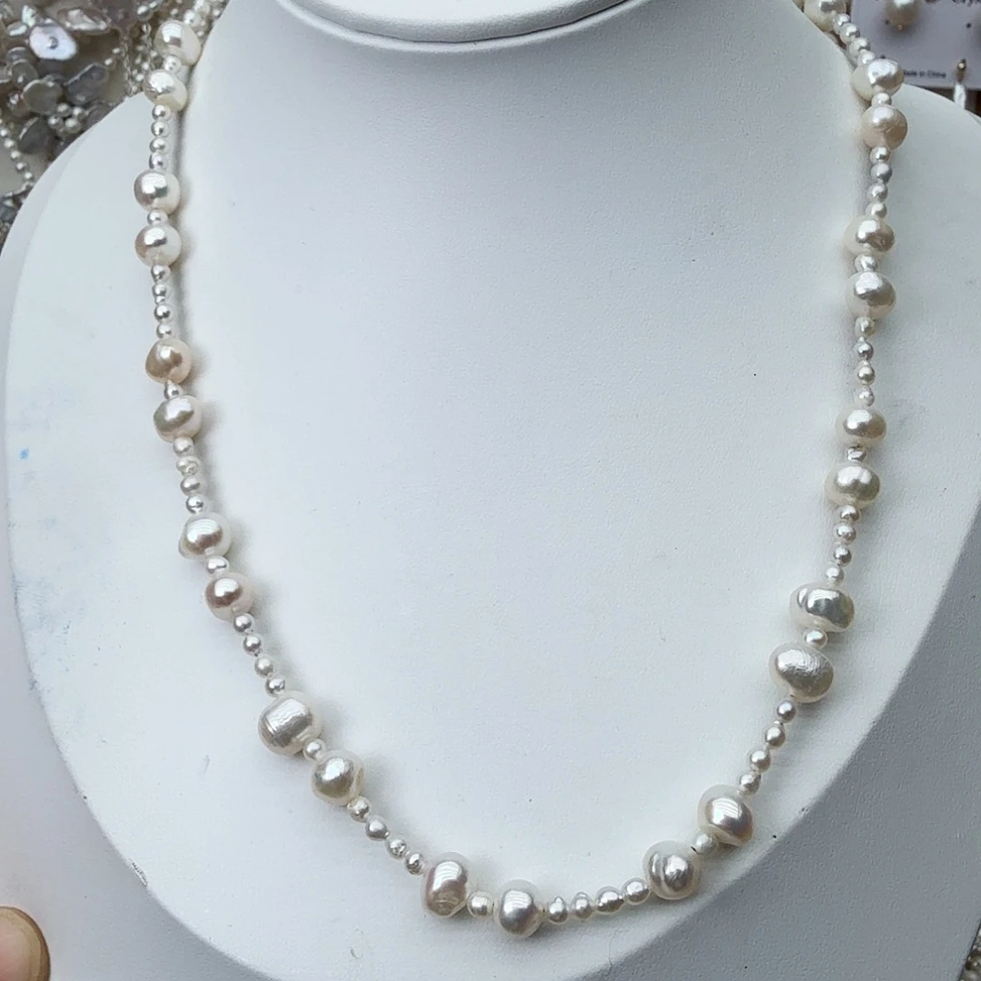 淡水珍珠未镶嵌颈饰