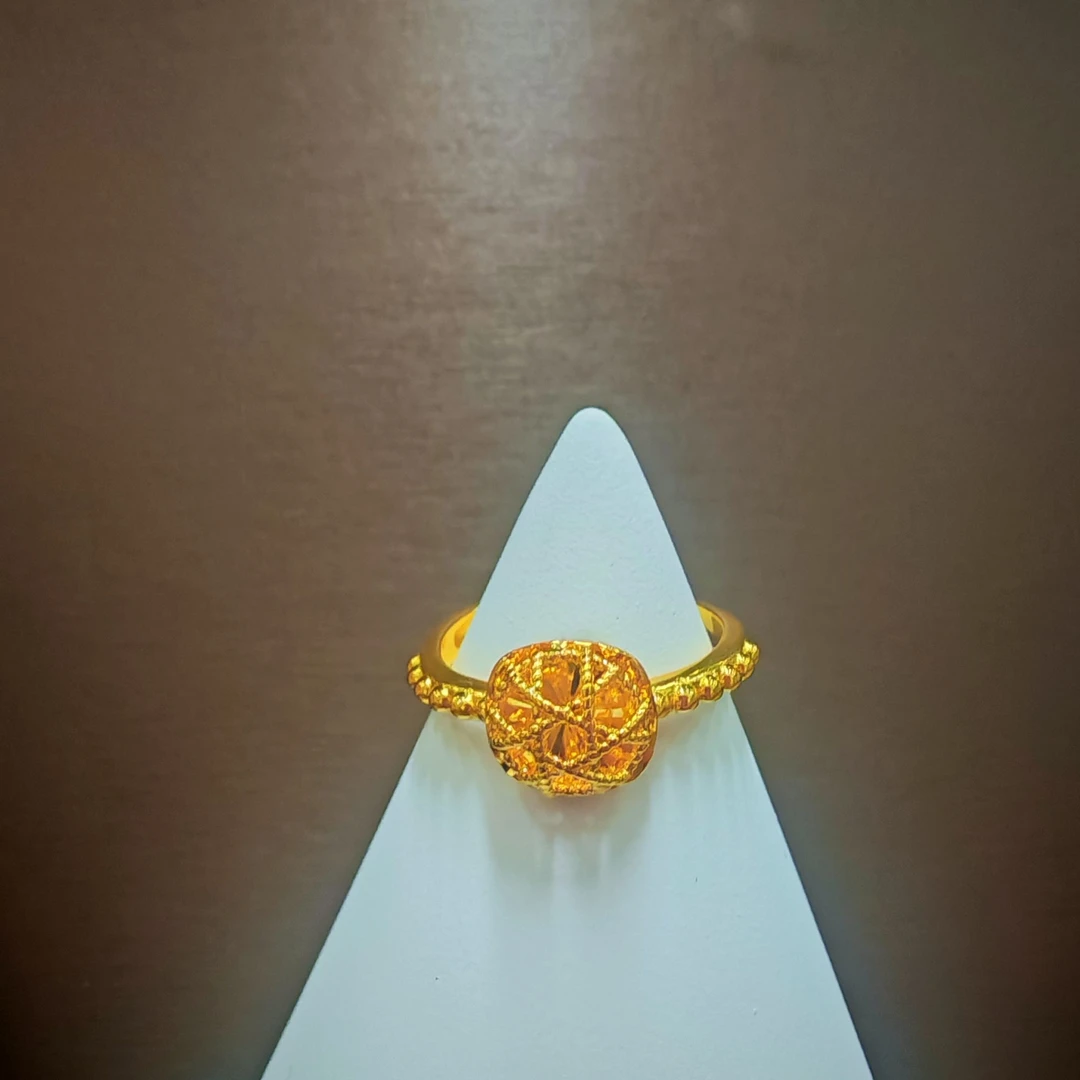 足银戒指 镂空方糖戒指（小）