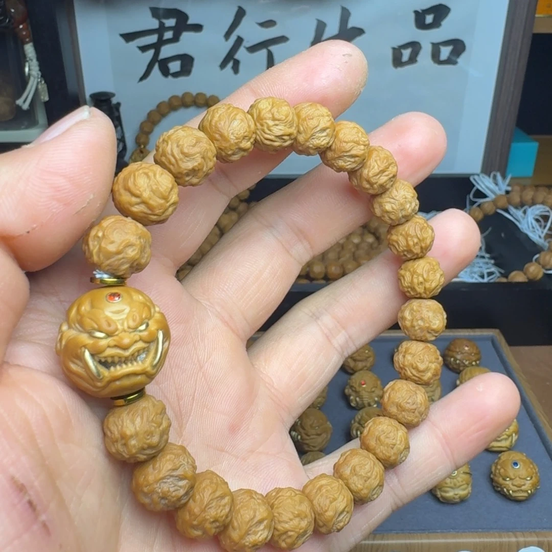 核桃手串/手链全品游龙搭配双牙夜叉