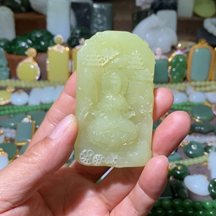 和田玉（黄玉）未镶嵌颈饰