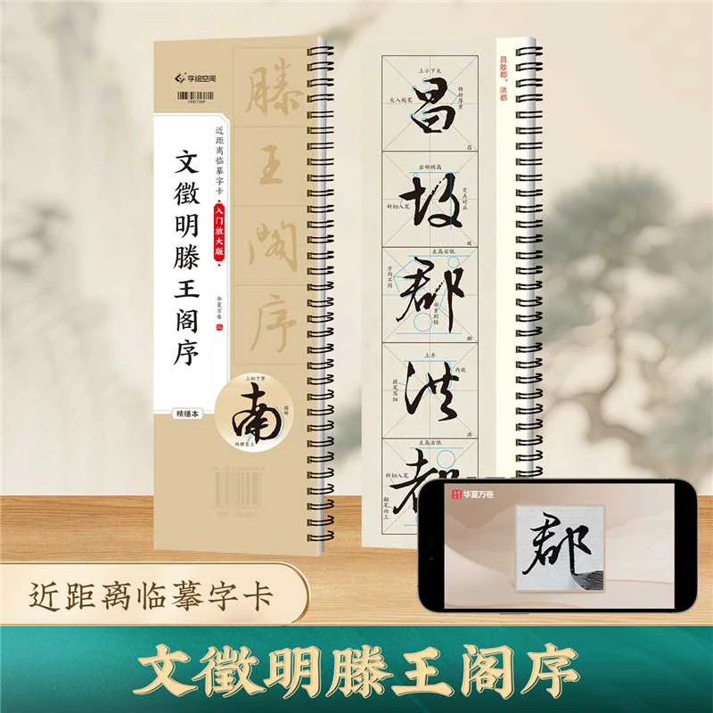 文征明滕王阁  初学入门教学视频版字卡