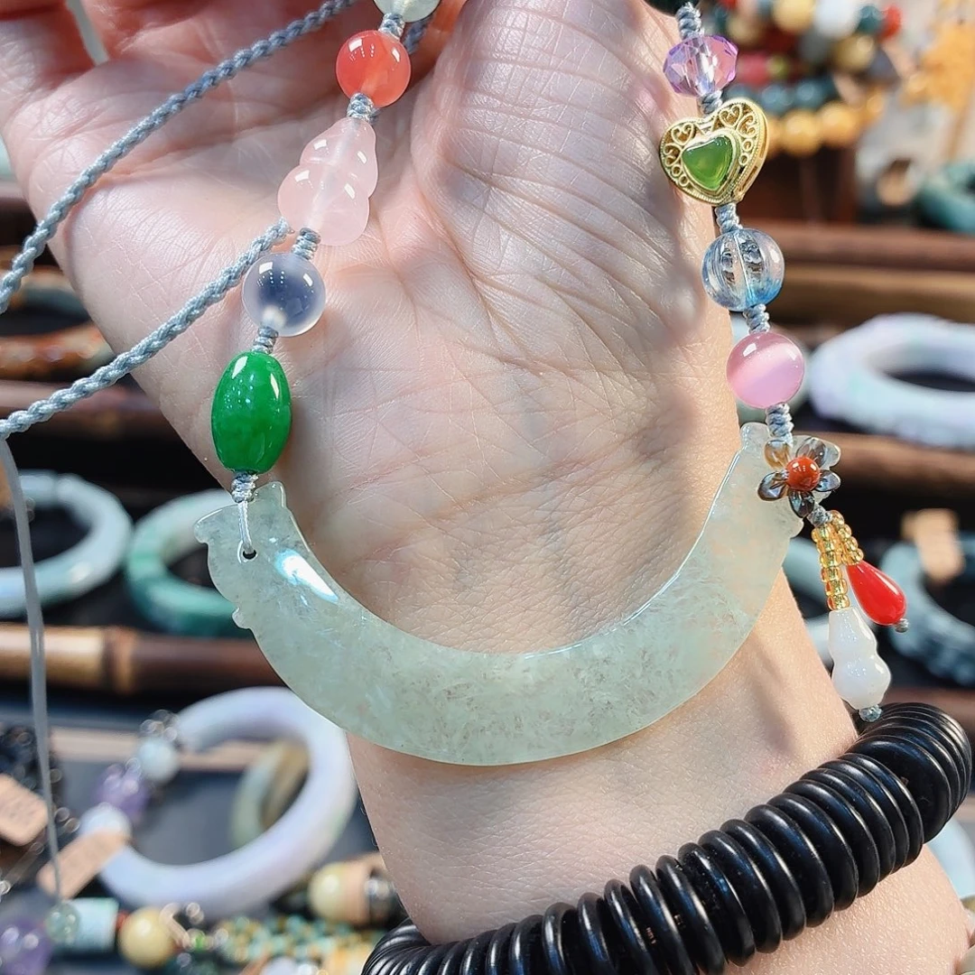 翡翠未镶嵌手链手串