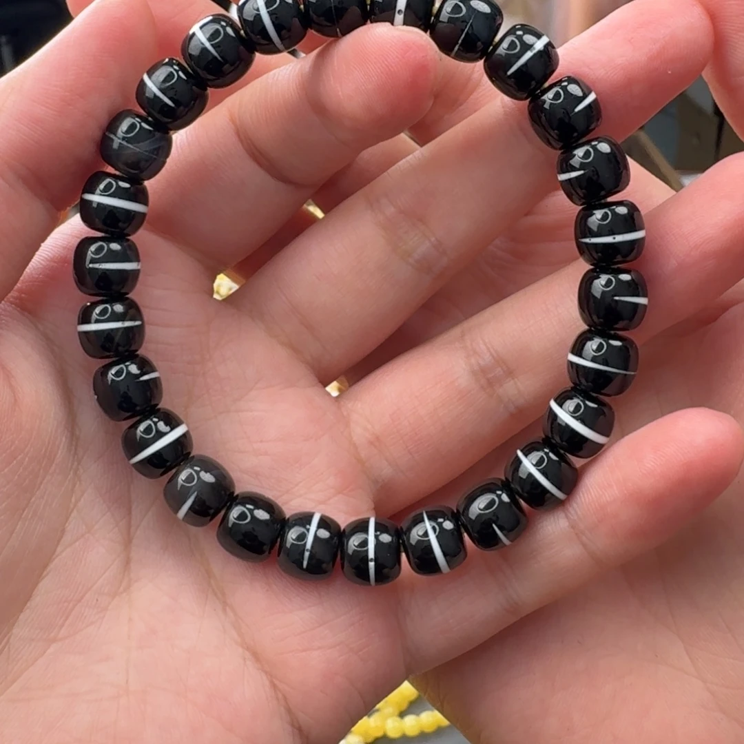 玛瑙/玉髓未镶嵌手串一线药师手串