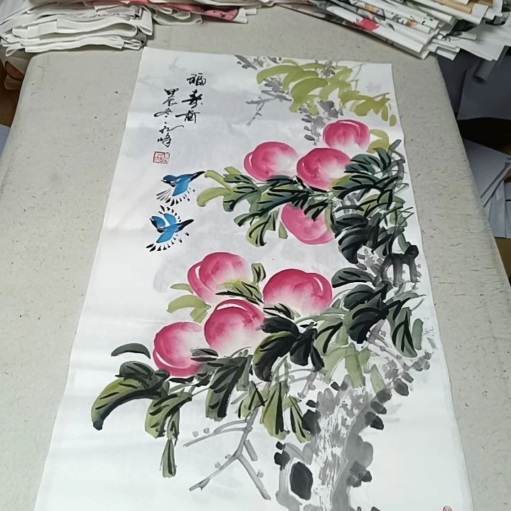 国画李*国画花鸟花鸟国画
