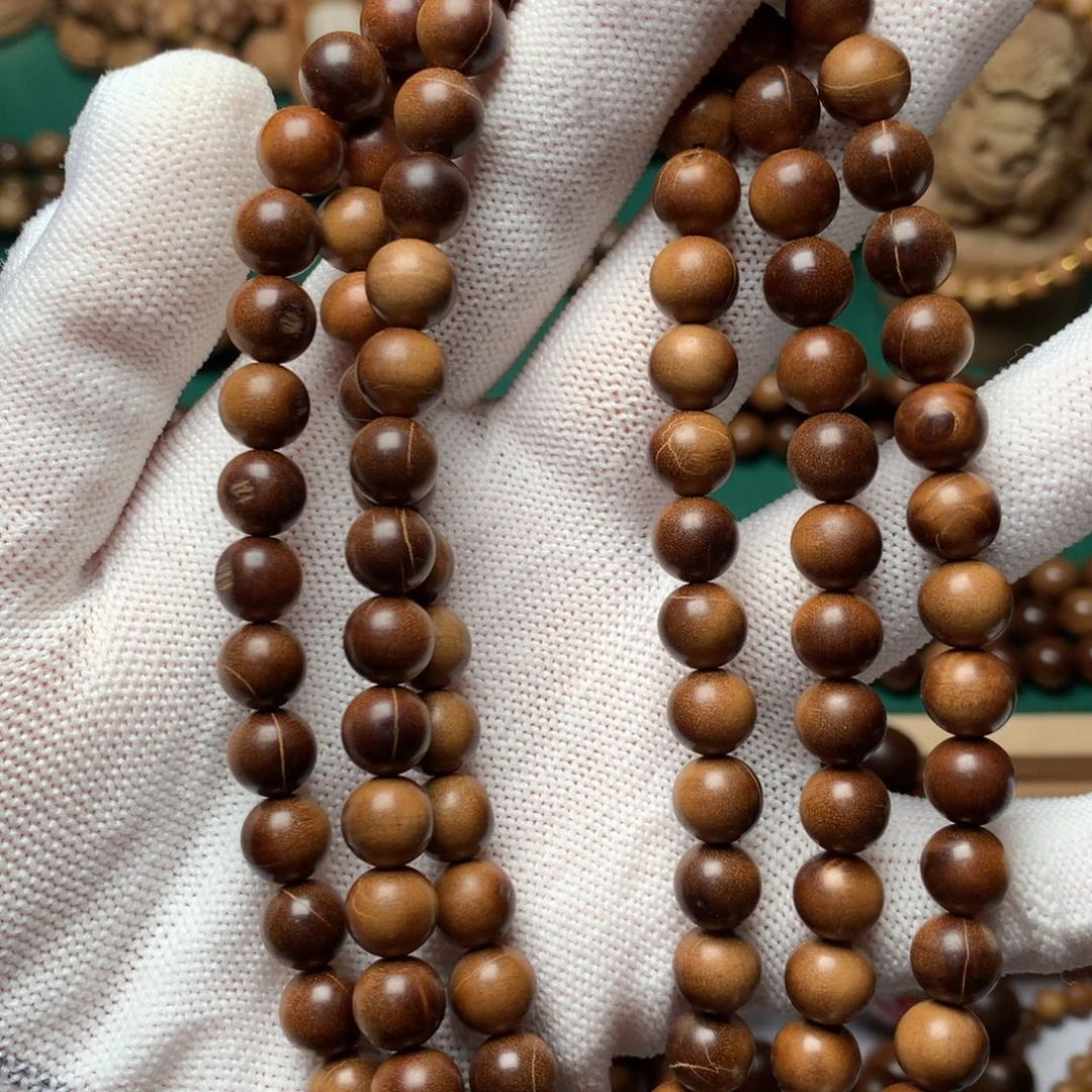 檀香木手串/手链老山檀香0.8瑕疵