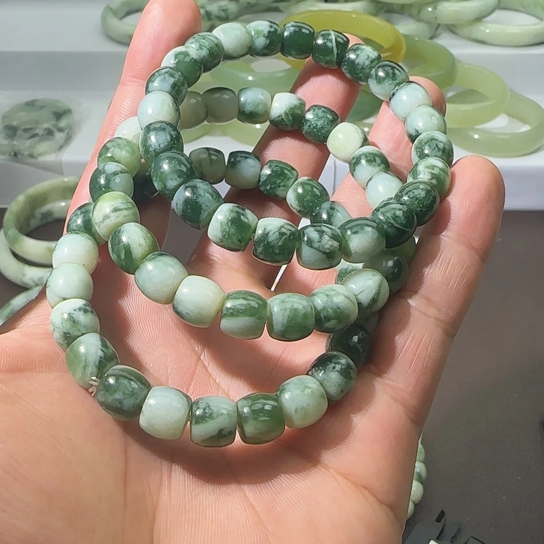 蛇纹石玉未镶嵌手串