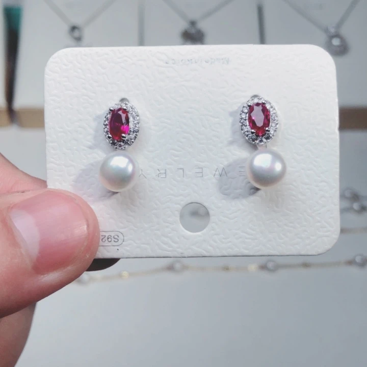 未镶嵌淡水珍珠耳饰