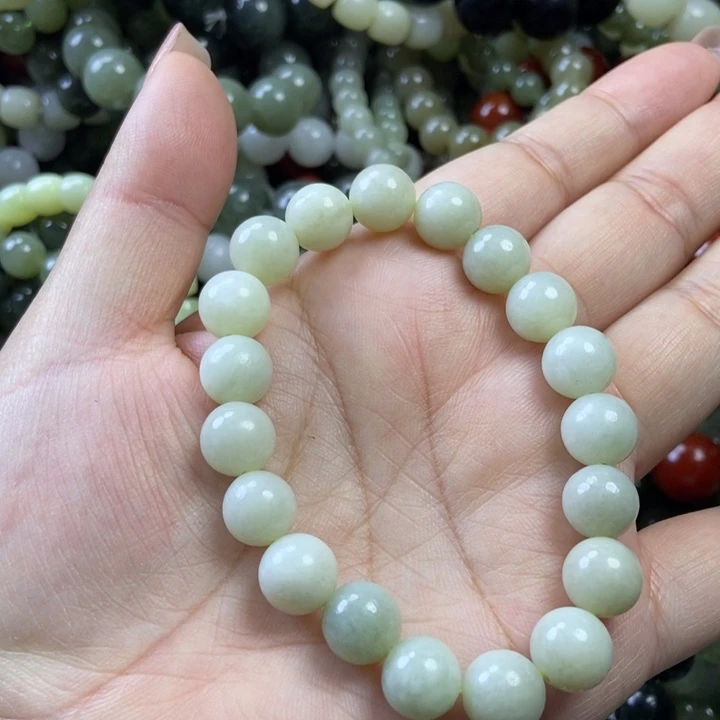 和田玉未镶嵌手链卡10